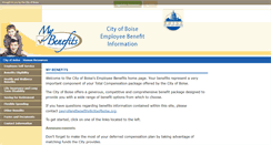 Desktop Screenshot of mybenefits.cityofboise.org