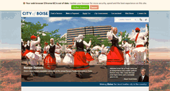 Desktop Screenshot of cityofboise.org